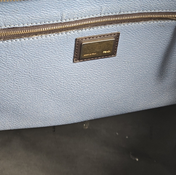 FENDI Zucca Spalmati Ombre Roll Tote Tobacco Nebula - Picture 8 of 12